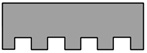 Square notch (rectangular notch)