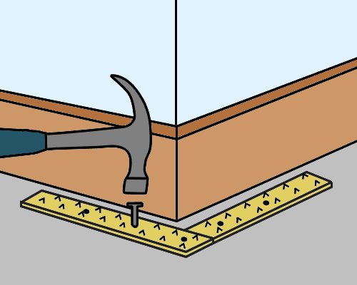 Tack Strip Carpet Grippers For Tufting, Pre-nailed, Easy To Attach